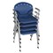 Regency Rico Classroom Training Stack Chair with Arms, Navy Blue, 4PK 306-NV-4PK - alternate 1