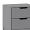 Flash Furniture Dallas Wooden Night Stand, Bedroom Side Table with 2 Storage Drawers for Kids in Gray MG-9007-1-2NS-GY-GG - alternate 10
