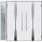 Vdomdoors Steel Double Doors Deux 1744 Natural Oak Sidelight Exterior White Window Stainless Inserts Single M DEUX1744DEXD-OAKW-LH-W72+14 x H80 - alternate 8
