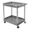 Luxor Utility Cart - Large Tub Cart - Two Shelves - Gray TC11-G - alternate 17