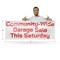 Signmission Community Wide Garage Sale this Saturday, 24 Inch x 72 Inch, Vinyl Banner B-72-30522 - alternate 5