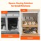 Vevor 2 Tier Pull Out Cabinet Organizer Soft Close Slide Out Wood Drawer 20"W x 21"D SKU-5 - alternate 5
