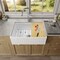 Kibi Pillar 30in Kitchen Farmhouse Fireclay Workstation Sink K2-SF30PIT - alternate 10