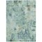 Homeroots 9' X 12' Teal Blue Green And Ivory Abstract Washable Indoor Outdoor Area Rug 587858 - alternate 8