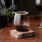 Smarty Had A Party 12 oz. Clear with Gold Elegant Stemless Plastic Wine Glasses (64 Glasses), 64PK 3712-CL-G-CASE - alternate 1