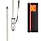 Safetywhips Warning Whip Super Duty LED Whip with Flag, Red, 96 Length SDL08R-XY - alternate 1