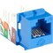 Black Box Cat6A Keystone Jack - Unshielded, Rj45, Blue C6AJA70-BL-R2 - alternate 1