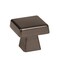 Amerock Blackrock 1-3/16 inch 30mm Length Gunmetal Cabinet Knob 2000641 - alternate 1
