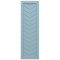 Ekena Millwork True Fit PVC Single Panel Chevron Modern Style Fixed Mount Shutters, Peaceful Blue, 12W x 32H, PR TFP001CV12X032SB - alternate 14