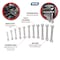 Performance Tool 11 pc. Metric Combination Wrench Set, Chrome Vanadium, Storage Rack W1062 - alternate 4
