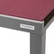 Leisuremod Marlin Patio Chaise Lounge Chair with Grey Aluminum Frame, Burgundy, 2PK MLGR-77BRG2 - alternate 10