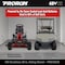 Prorun 48V 38-in. Steel Deck Cordless Riding Lawn Mower with 75 Ah Batteries (4) and Charger PRM48V38 - alternate 7