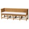 Bali & Pari Seranay Bohemian Scallop Light Honey Rattan Long Dining Bench 255-14135-ZORO - alternate 1