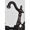 Kingston Brass Two-Handle Wall Mount Bridge Kitchen Faucet with Brass Sprayer, Oil Rubbed Bronze KS2445AXBS - alternate 6