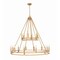 Z-Lite Dennison 18-Light Chandelier, 47.5 in W, Signature Brass 4005-18SBR - alternate 7