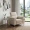 Homeroots 41" Beige Italian Leather Power Recliner Chair 482248 - alternate 9