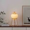 Vidalite Hikari Tripod table Lamp with Woven Bamboo & White Fabric Shade, Japanese Boho Chic Style CE1009198 - alternate 8
