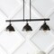 Jonathan Y Caleb 33" 3-Light Industrial Farmhouse Iron/Glass Linear LED Pendant, Oil Rubbed Bronze/Clear JYL7591A - alternate 11