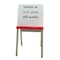 Crestline Products Adjustable Double Easel - Green Chalk/White Markerboard 17335 - alternate 4