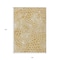 Homeroots 10' X 14' Gold And Ivory Geometric Washable Indoor Outdoor Area Rug 595072 - alternate 9