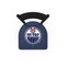 Holland Bar Stool Co 30" Blk Wrinkle Edmonton Oilers Stationary Bar Stool, Ladder Back L00430EdmOil - alternate 4