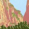 Homeroots 20" x 28" Zion National Park c1938 Vintage Travel Poster Wall Art 394385 - alternate 5