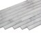 Apollo Tile Gray 0.6 in x 12 in Glass Glossy Pencil Liner Tile Trim 0.5 sqft/case, 10PK APLGP8809A - alternate 7