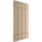 Ekena Millwork Rustic Four Board Spaced Board-n-Batten Knotty Pine Faux Wood Shutters, 23 1/2W x 32H, PR SHUBSS23X32KPPR - alternate 19