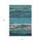Homeroots 10' X 14' Teal Blue Abstract Washable Indoor Outdoor Area Rug 608758 - alternate 9