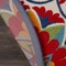 Homeroots 8' Navy Blue Beige Green Blue And Red Round Floral Indoor Outdoor Area Rug 546786 - alternate 9