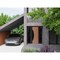 Vdomdoors Front Exterior Prehung Steel Door Ronex1077 Teak 2 Sidelight Exterior Windows Sidelites Entry Metal RONEX1077EXD-OAK-W14+36+14 X H80-RH-I - alternate 7