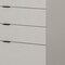 Homeroots 24" Grey Manufactured Wood Five Drawer Chest 473081 - alternate 7