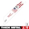 Milwaukee Tool 4" 10 TPI SAWZALL Blades (5 Pk) 48-00-5090 - alternate 9