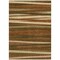 Homeroots 9' X 12' Brown Copper And Beige Striped Washable Indoor Outdoor Area Rug 597359 - alternate 9