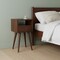Homeroots 22" Chestnut Solid Wood One Drawer Nightstand 722539 - alternate 3
