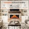 Edendirect 42 in. Smart Electric Fireplace Insert in Black with Remote, Low Noise, 750W/1500W Heating Mode ZR-EF42R - alternate 9