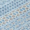Homeroots 8' Sky Blue And Denim Blue Round Quatrefoil Washable Indoor Outdoor Area Rug 583242 - alternate 9
