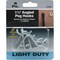 Unbranded 1-1/2'' Angled Pegboard Hook, 6-Count 215961 - alternate 4