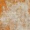 Homeroots 8' X 10' Orange And Ivory Abstract Washable Indoor Outdoor Area Rug 612343 - alternate 9