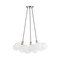 Jonathan Y Aubrey 24" 3-Light Mid-Century Glam Frosted Glass Orb LED Chandelier, White/Brushed Nickel JYL1329A - alternate 11