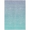 Homeroots 3' X 5' Sky Blue And Teal Blue Ombre Washable Indoor Outdoor Area Rug 588984 - alternate 9