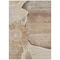 Homeroots 8' X 10' Brown Beige And Taupe Floral Washable Indoor Outdoor Area Rug 582239 - alternate 9