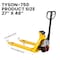 5Seconds Brand Tyson 750 Pallet Jack Scale 5000 lb Capacity 27x48 with Built-in Digital Scale 1lb Readability 555010 - alternate 10