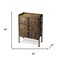 Homeroots 23" Bronze Metal Six Drawer Chest 389728 - alternate 6