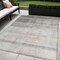 Homeroots 5' X 8' Taupe Ombre Washable Non Skid Indoor Outdoor Area Rug 563677 - alternate 1