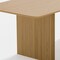 Homeroots 79" Natural Solid Wood Double Pedestal Base Square Dining Table 721135 - alternate 5