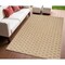 Homeroots 4' X 6' Natural And Beige Geometric Indoor Outdoor Area Rug 554807 - alternate 1