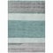 Homeroots 10' X 14' Teal Blue Off White And Gray Abstract Washable Indoor Outdoor Area Rug 615301 - alternate 9