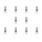 Bulbrite 50W T3 JC TYPE FROST GY6.35 12V-10PK 860787 - alternate 1