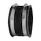 Powertec 4 in. Dust Control Flex Cuff with Steel Hose Clamps, Hose Connector Rubber Cuff Coupler 70149N - alternate 1